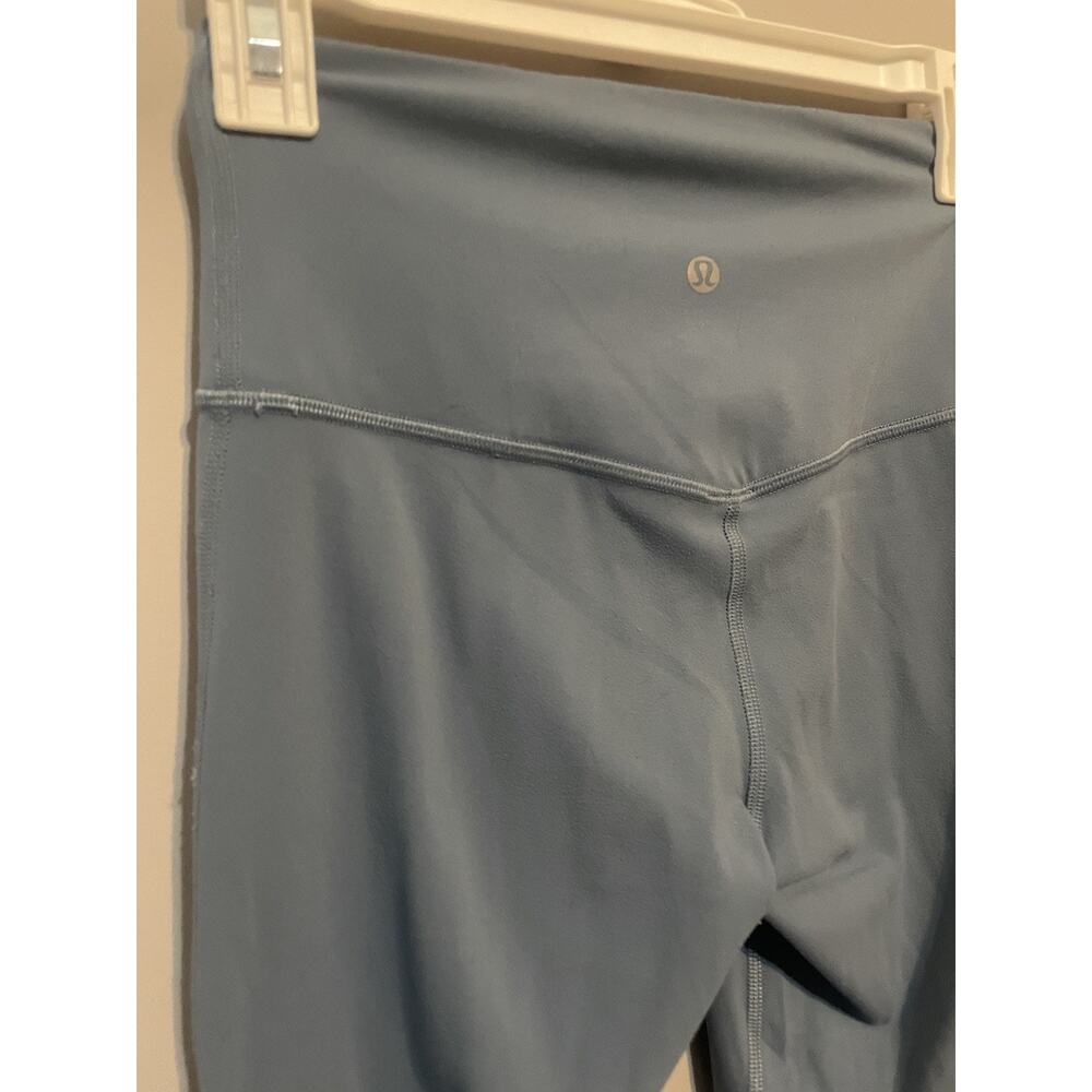 Lululemon Align HR Mini Flare Pant Nulu Size 4 Utility Blue - Picture 4 of 7
